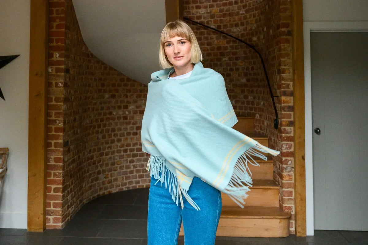 Everyday Style Made Easy with a Lambswool Tartan Scarf