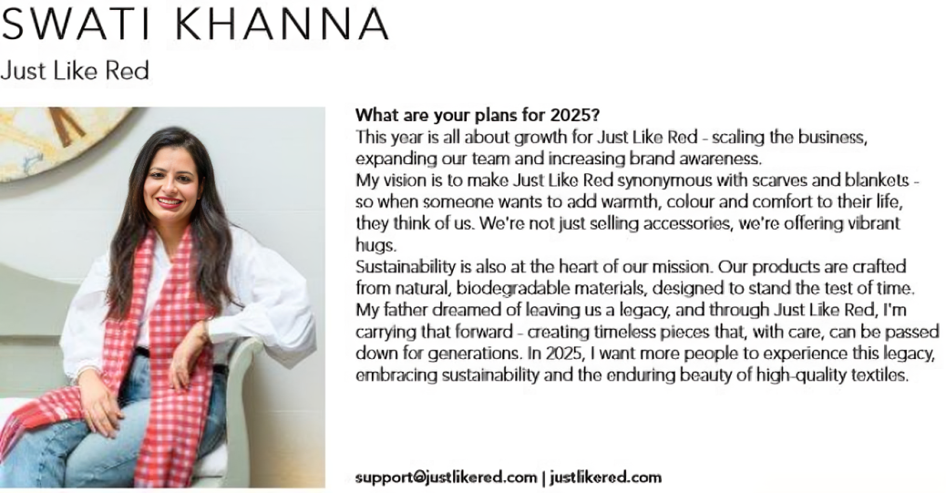 Just Like Red: Weaving a Legacy of Warmth, Color, and Sustainability in 2025