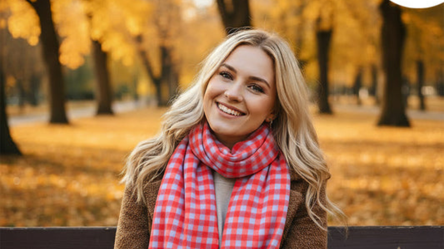 How to Wear a Red Lambswool Scarf for Any Outfit