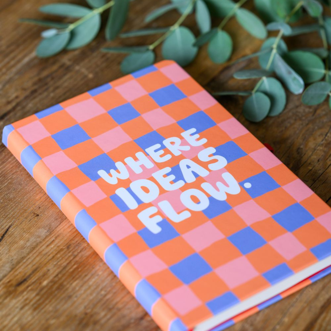 Ideas Flow Checkered Journal
